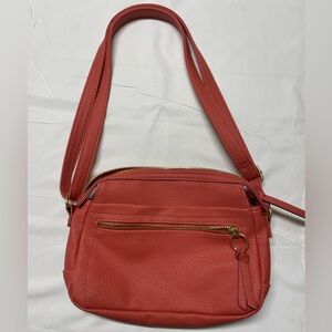 Chic Coral Crossbody Bag